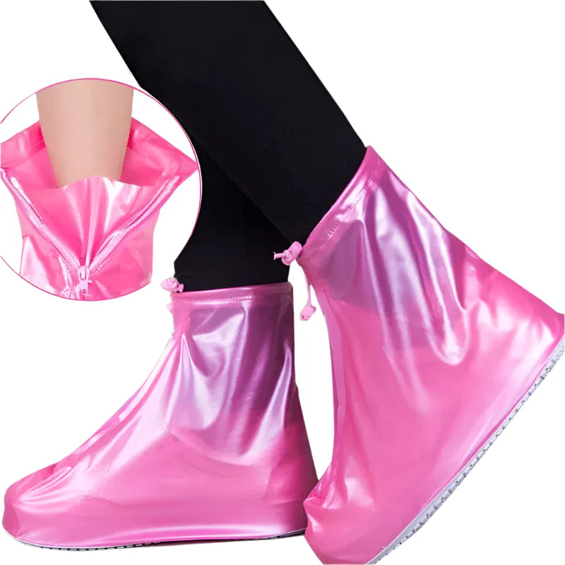 Wiederverwendbare Silikon-Schuhüberzieher gegen Regen