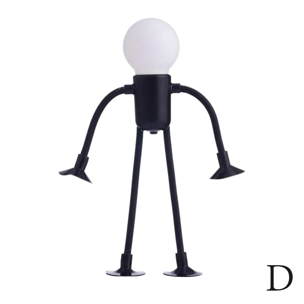 Flexible Mini-Nachtleuchte im Figuren-Design