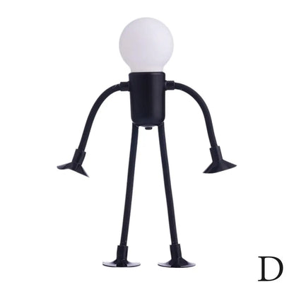 Flexible Mini-Nachtleuchte im Figuren-Design