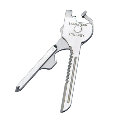 6-in-1 Schlüssel-Multitool aus Edelstahl – kompakter EDC-Helfer