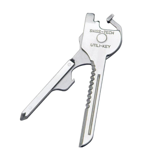 6-in-1 Schlüssel-Multitool aus Edelstahl – kompakter EDC-Helfer