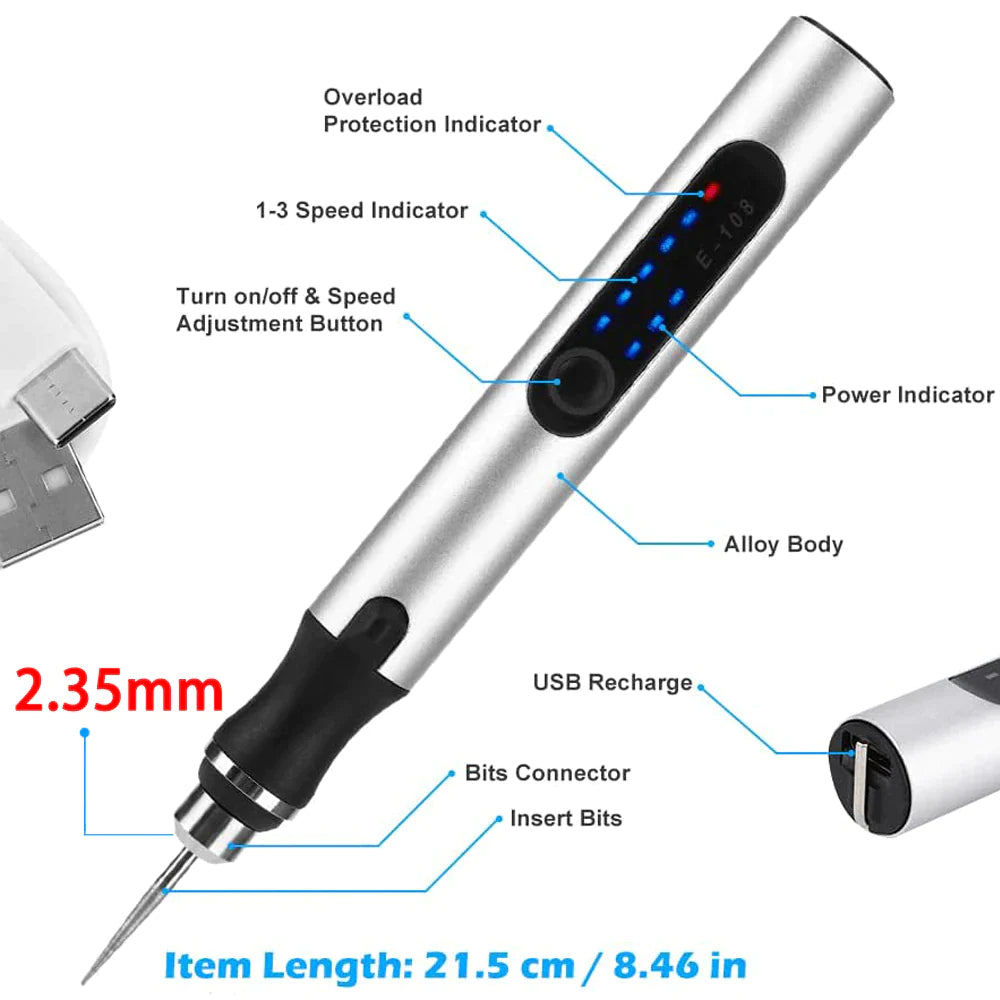 USB-Akku-Multifunktionswerkzeug für Gravur & DIY