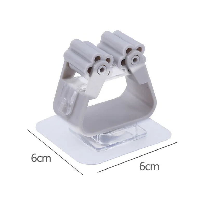 Selbstklebende Universal-Halter für Besen, Mop & Ordnung