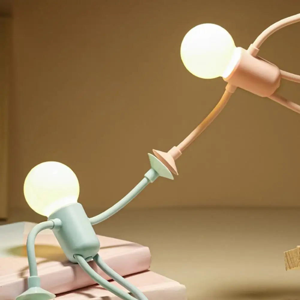 Flexible Mini-Nachtleuchte im Figuren-Design
