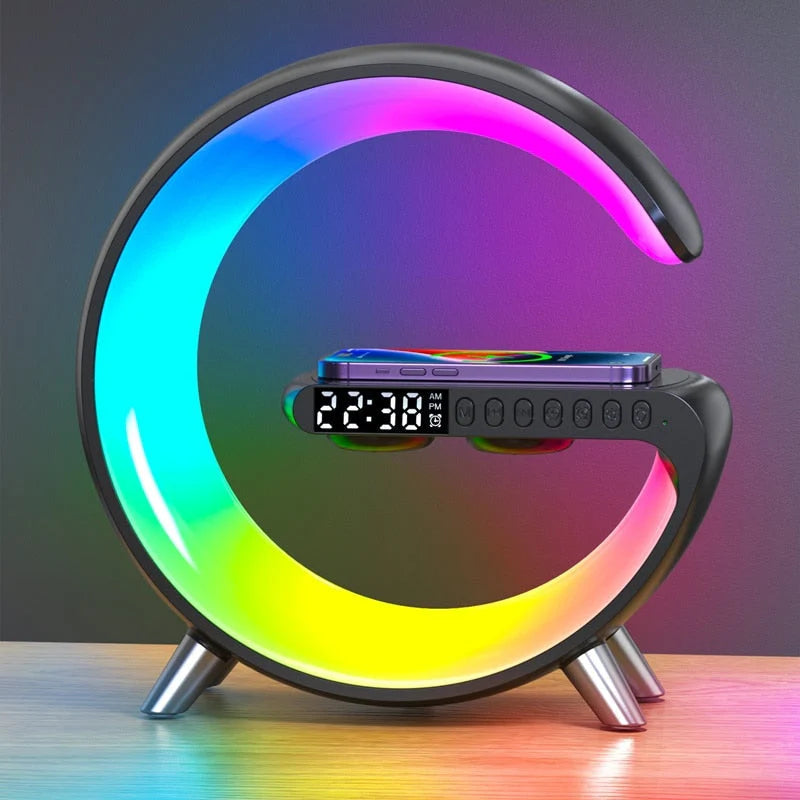 ChargeGlow kabelloses Ladegerät mit Bluetooth-Lautsprecher