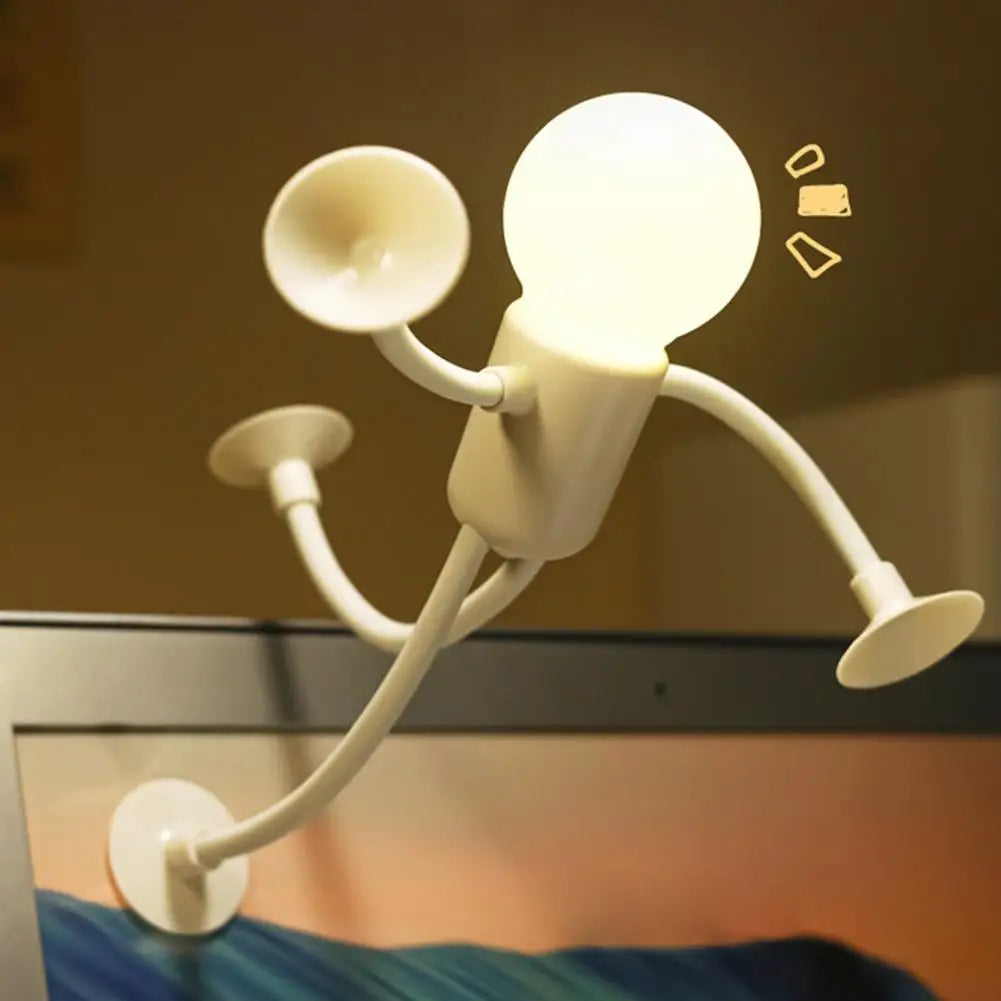Flexible Mini-Nachtleuchte im Figuren-Design