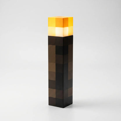 Pixel-Fackel LED-Lampe im Gaming-Stil