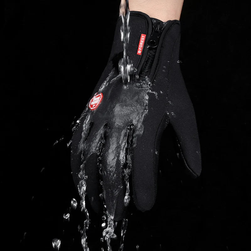 Winterhandschuhe für Motorrad & Outdoor – Touchscreen, Fleece & rutschfest