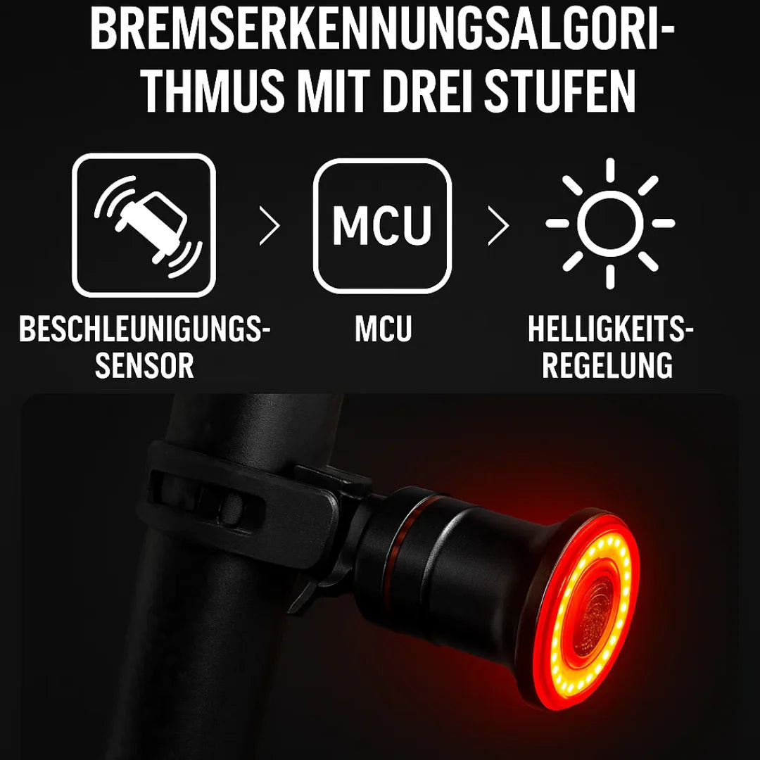 Lumirad Fahrrad-Rücklicht mit Bremslichtfunktion