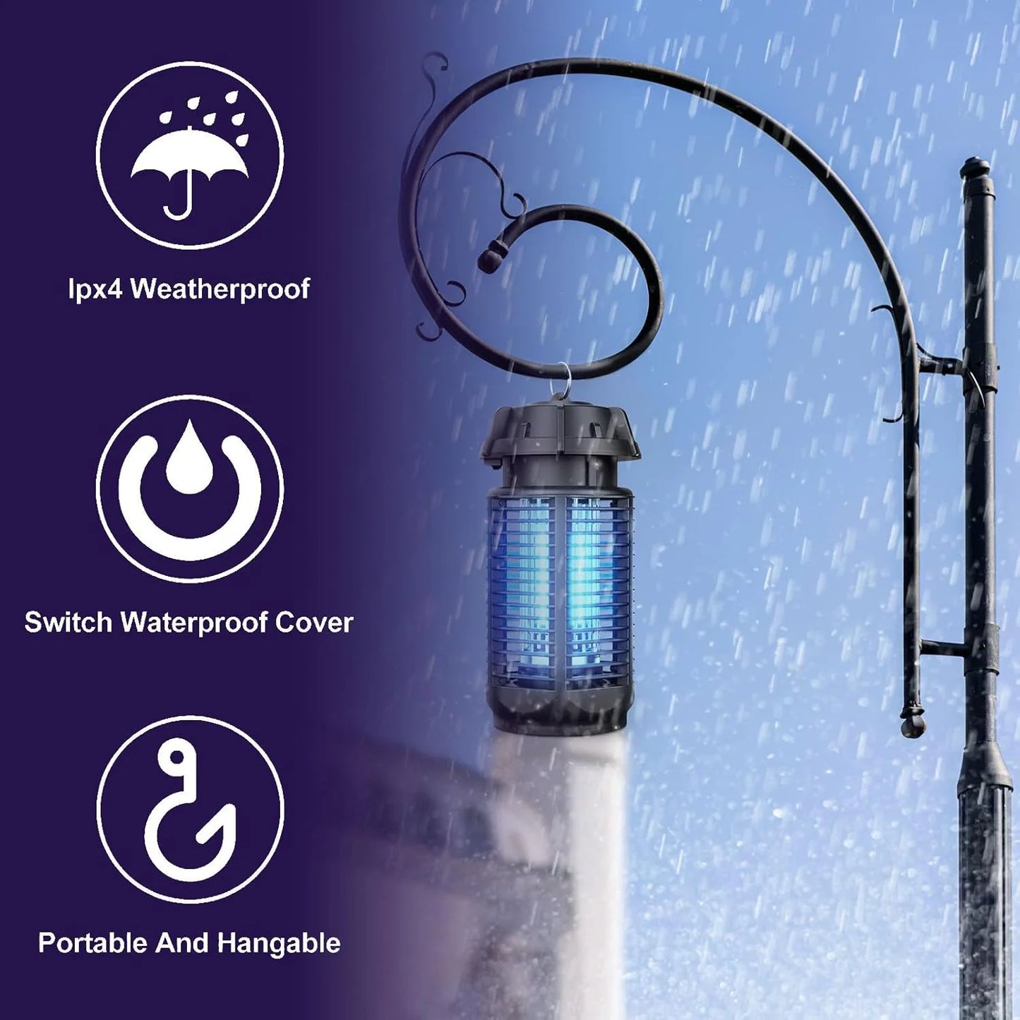 Zeytra elektrischer Insektenfänger mit 20W UV-Licht