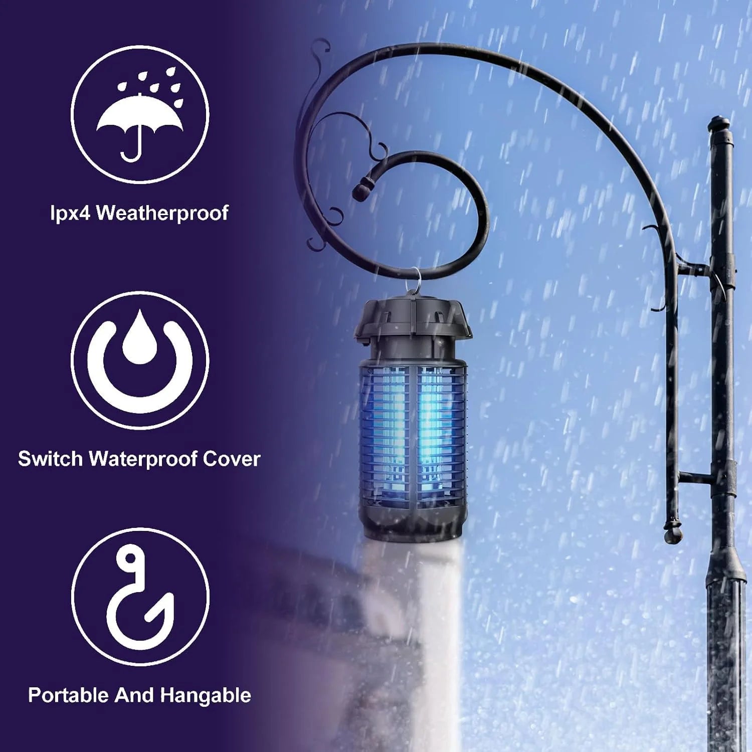 Zeytra elektrischer Insektenfänger mit 20W UV-Licht
