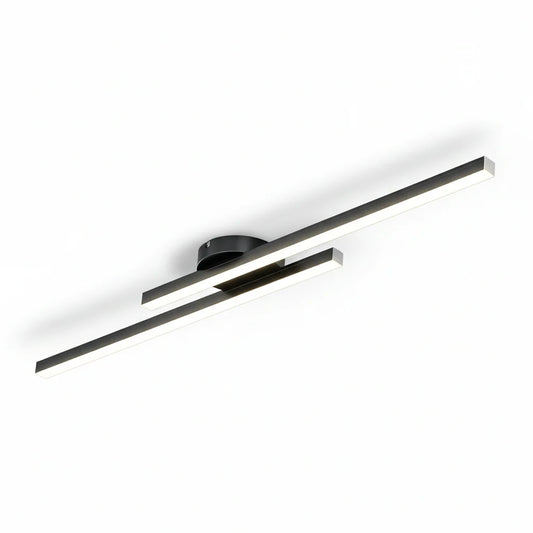 Moderne LED-Deckenleuchte aus Aluminium in Streifenform