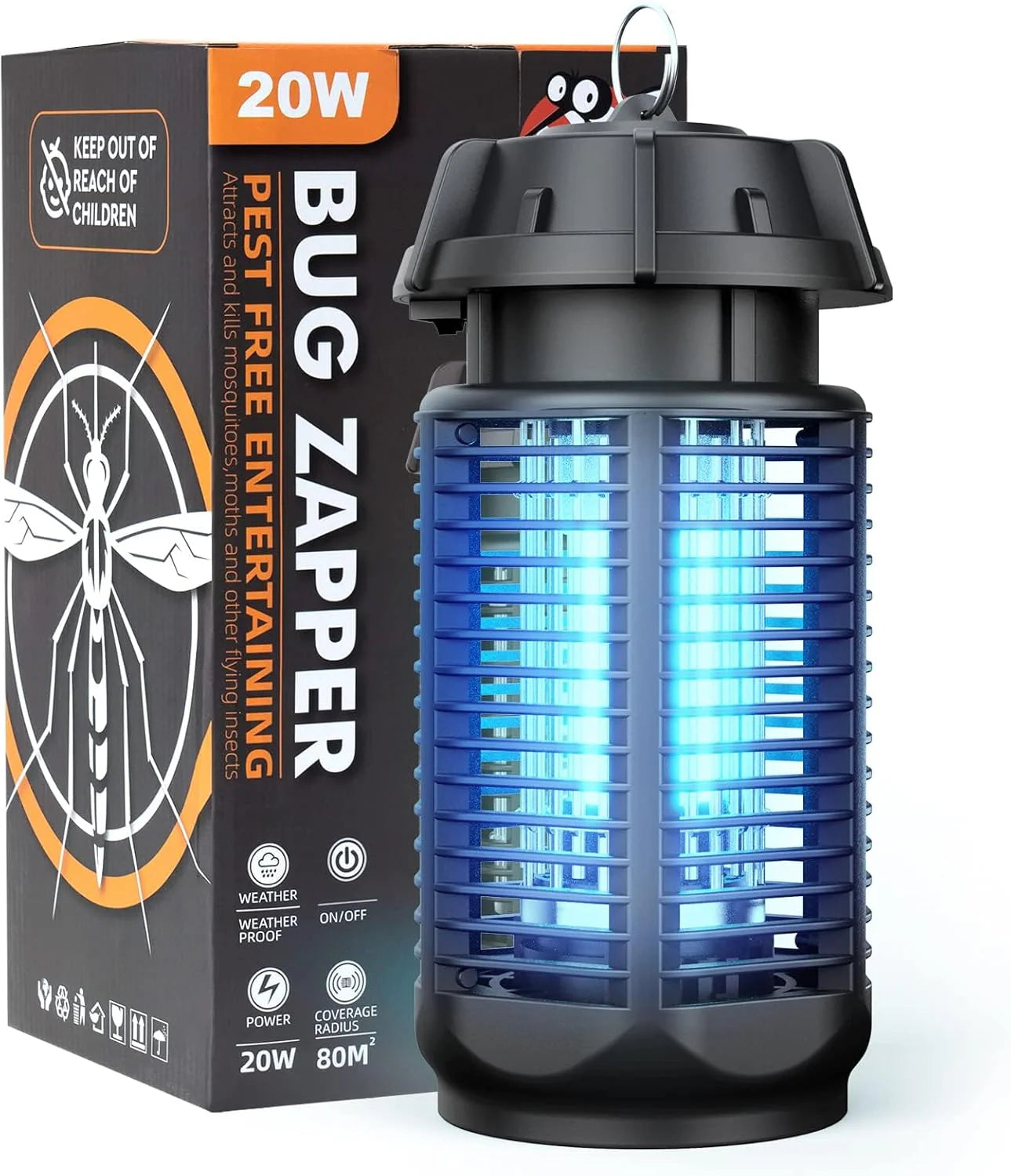 Zeytra elektrischer Insektenfänger mit 20W UV-Licht