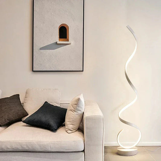 Istanbul dimmbare LED-Spiral-Stehleuchte 130 cm
