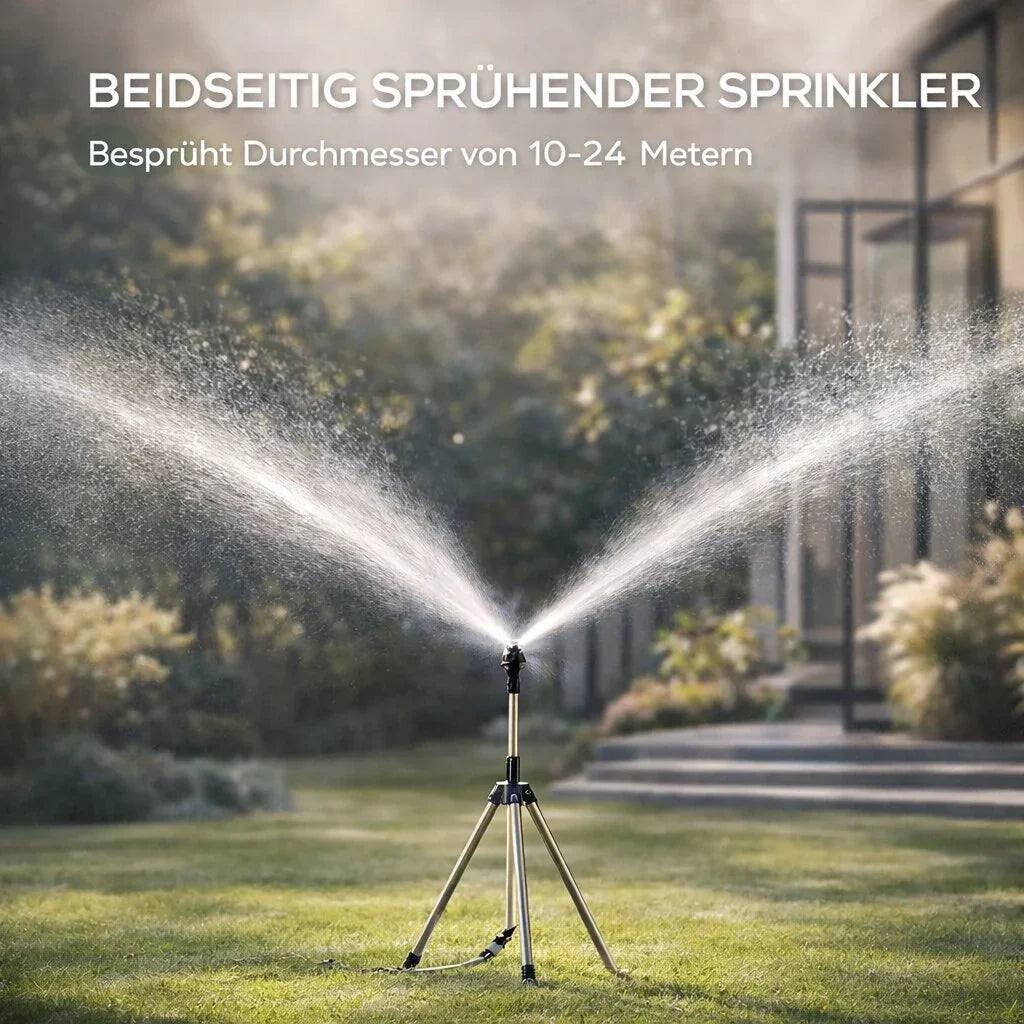 AquaVento 360° Rasensprenger mit Stativ