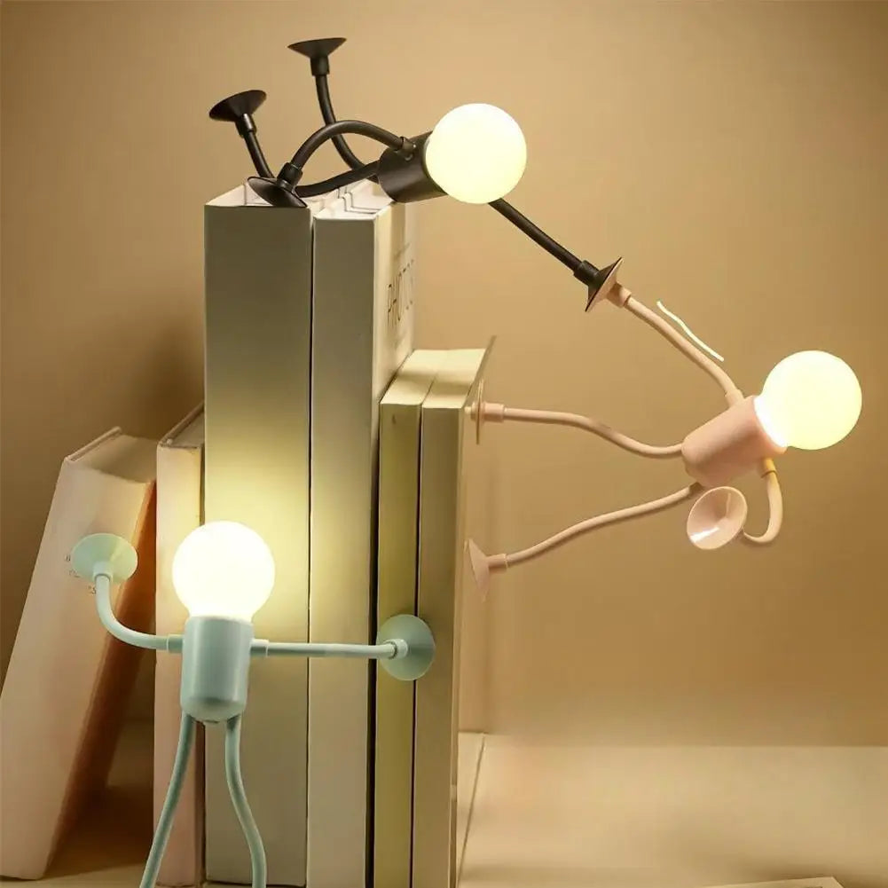 Flexible Mini-Nachtleuchte im Figuren-Design