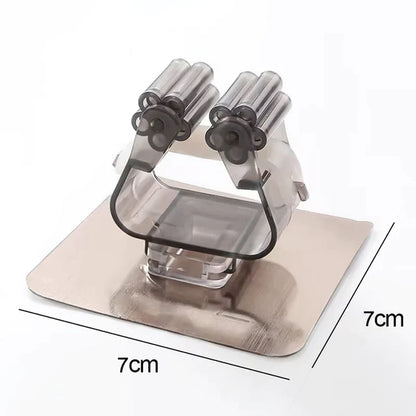 Selbstklebende Universal-Halter für Besen, Mop & Ordnung