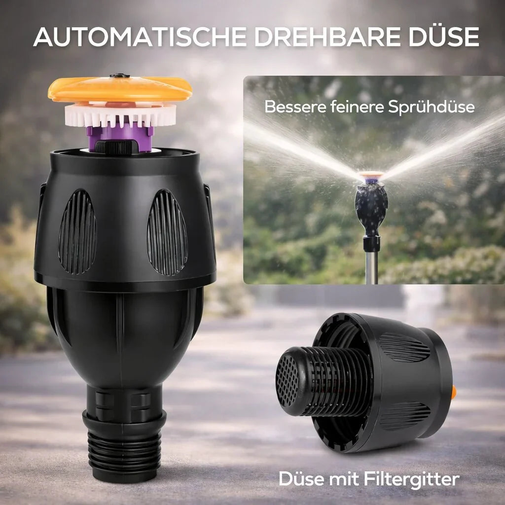 AquaVento 360° Rasensprenger mit Stativ