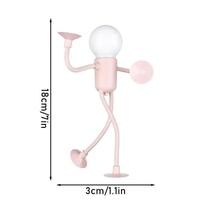 Flexible Mini-Nachtleuchte im Figuren-Design
