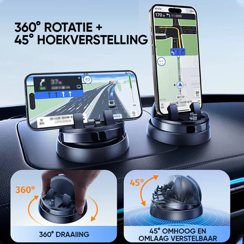 Auto-Handyhalterung mit 360° Drehfunktion – rutschfest & stabil
