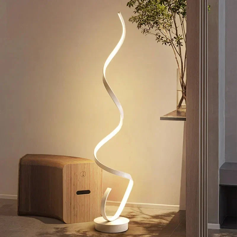Istanbul dimmbare LED-Spiral-Stehleuchte 130 cm