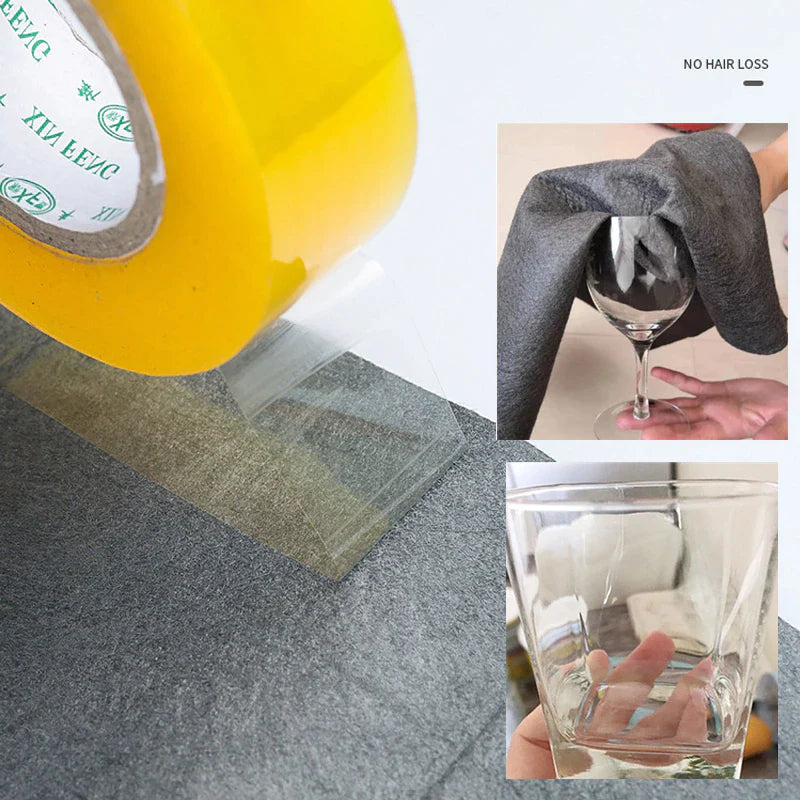 Mikrofaser-Glasreinigungstücher für Fenster & Spiegel