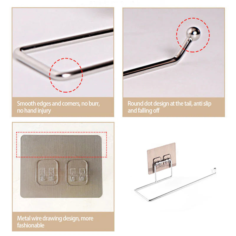 Hängender Rollenhalter für Bad, Küche & Haushalt