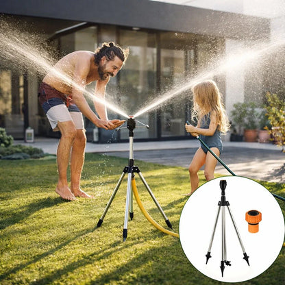 AquaVento 360° Rasensprenger mit Stativ